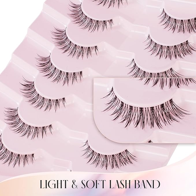 Fake Lashes Natural False Eyelashes Wispy Fake Eyelashes UT65