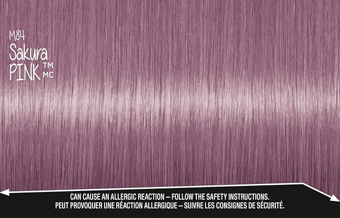 Got2b Metallics Permanent Hair Color, M84 Sakura Pink