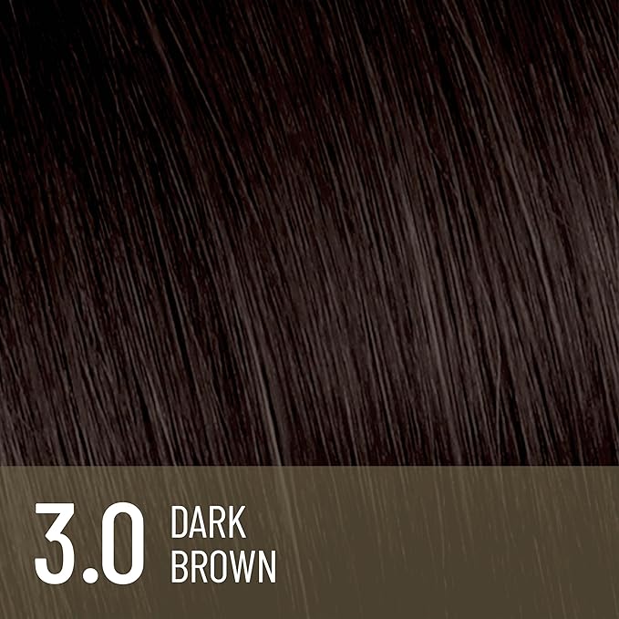 Il Salone Milano Plex Rebuilder Permanent Hair Color Cream - 3.0 Dark Brown Professional Hair Dye Kit for a Natural Gloss & Glaze - Paraffin, Paraben, and Alcohol Free