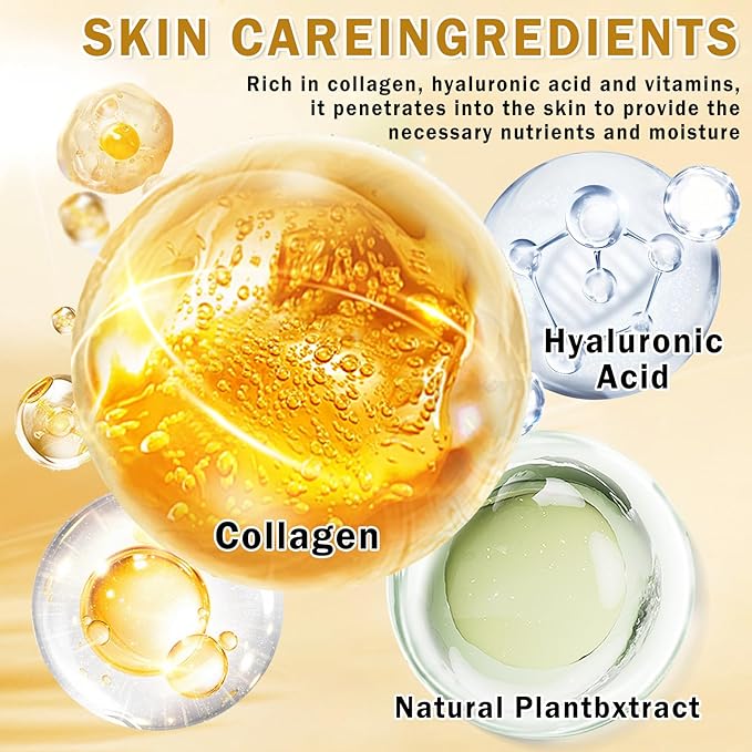CAHIUYOA 30PCS Lip Mask & Eye Mask 24k Gold Under Eye Patches for Puffy Eyes and Dark Circles Effectively Moisturizing the Lip and Eye Skin Reducing Fine Lines