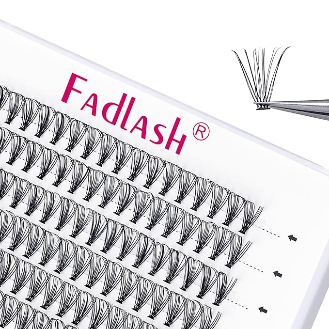 Lash Clusters Extensions 20D Individual Lashes Natural Look Black DIY Eyelash Extensions Faux Mink Cluster Lash Extensions Fluffy Professional Makeup (20D-0.07-D, 13mm)