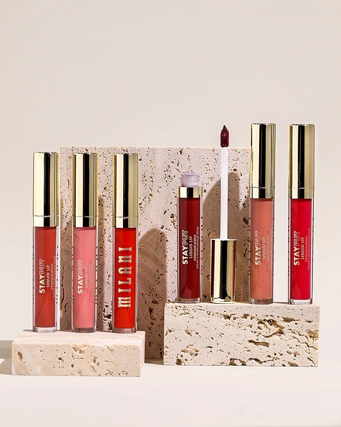 Milani Stay Put Longwear Liquid Lipstick - Smudge-Proof, Kiss-Proof, and Fade-Resistant Formula for All-Day Wear - Go Off