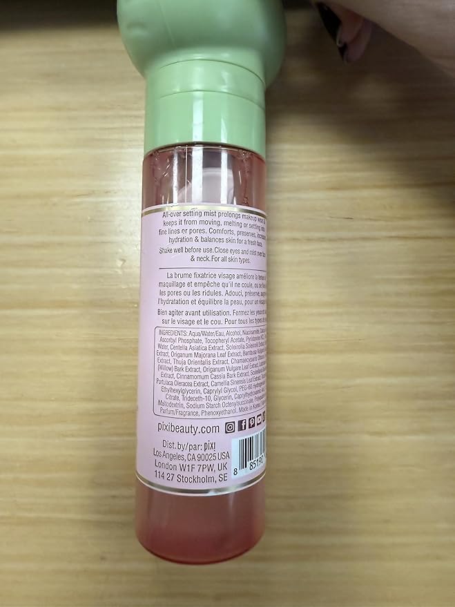 Pixi + Hello Kitty Makeup Fixing Mist |Lightweight Setting Spray | 80 ml / 2.7 fl oz