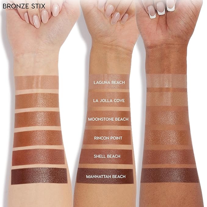 ColourPop Cream Bronzer Stick - Blendable Cream Contour & Glowy Summer Makeup with a Natural, Matte Finish - Buildable Formula for Shimmer-Free, Sun-Kissed Warmth - Rincon Point (0.28 oz)