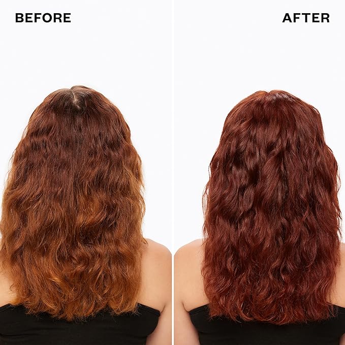 IGK Permanent Hair Dye Color Kit | 6R Smoky Scarlet - Intense Auburn | 100% Gray Color Coverage + Strengthen + Shine | Ammonia Free