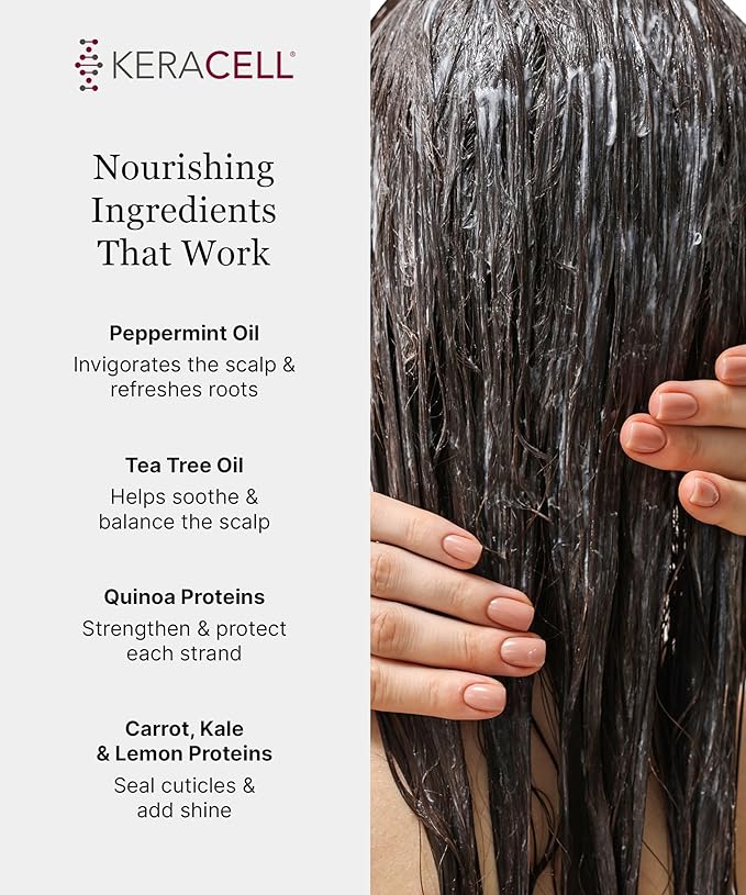 Fortifying Conditioner - Deep Conditioner for Women & Men with Human Stem Cell Extract - Strengthens, Detangles & Adds Shine for Thinning or Fine Hair - Safe for Color-Treated Hair - 8 oz