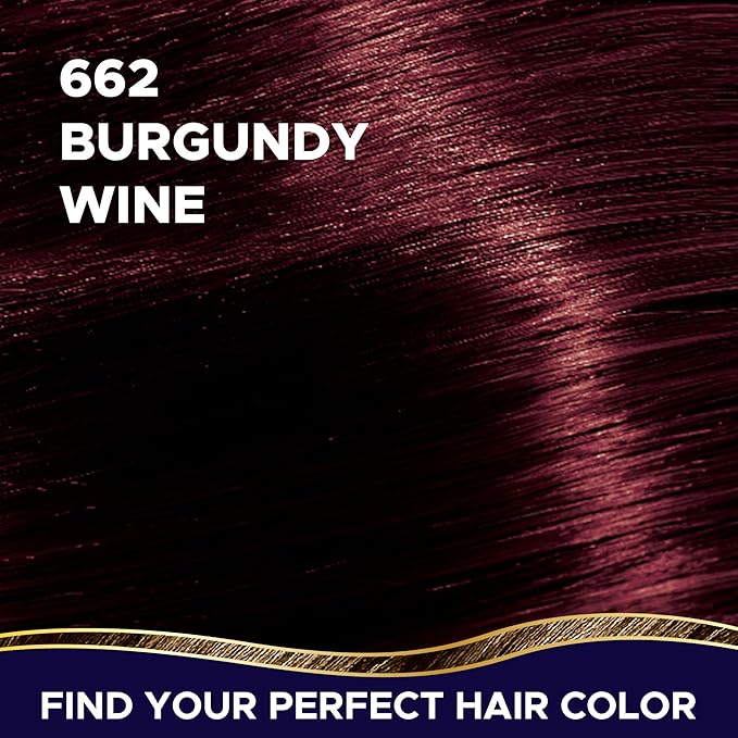 10 Minute Hair Dye - Burgundy Wine - Natural Alternative to Henna Hair Color Grey Coverage For Women and Men - Ammonia Free With Botanical Extracts