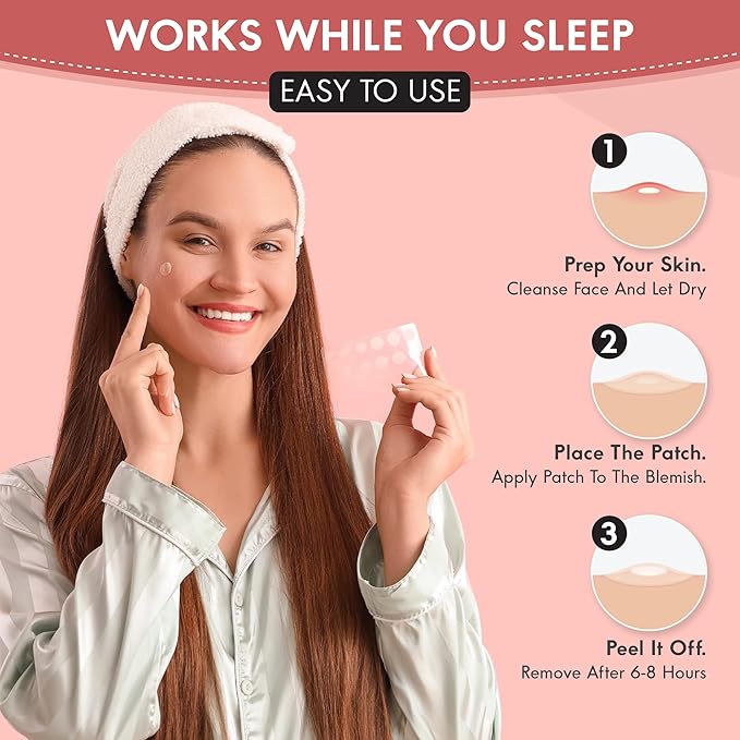 Zovira Original Spot Patches - Advanced Blemish Patches with Niacinamide, Tea Tree & Neem Oil (36ct) for Day & Night Use