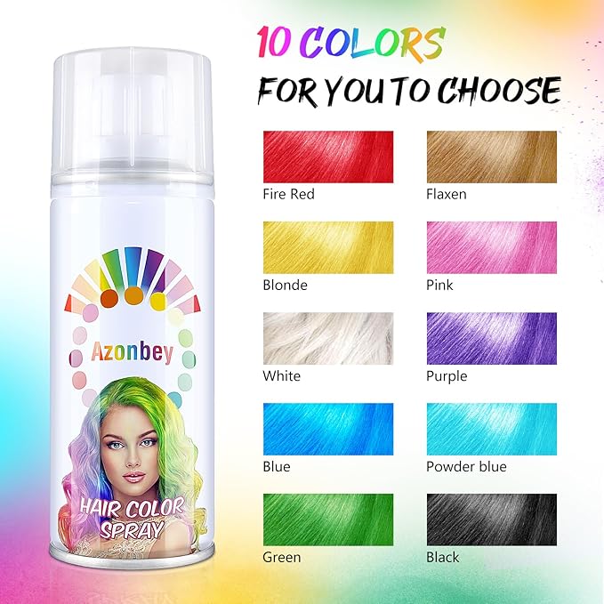 Kids Natural Hair Styling Spray, Pomades and Temporary 1-Day Washable Hair Color Gel Cream in Green