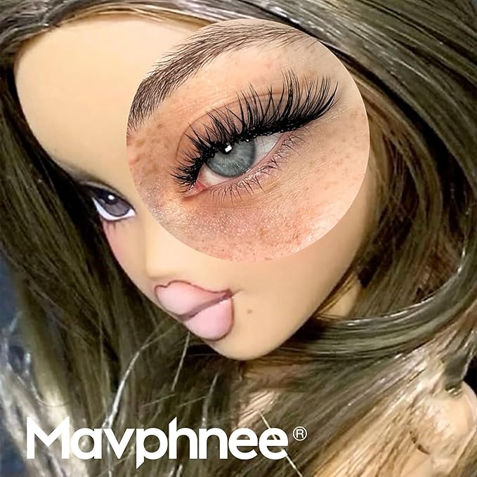 Natural Lash Clusters Wispy Cluster Lash Extensions Spiky Eyelash Extensions Fairy Individual Lashes Clusters Anime Eyelash Clusters CC-Curly Wider Band DIY Lash Value Pack (150Pcs, 10-18MM)