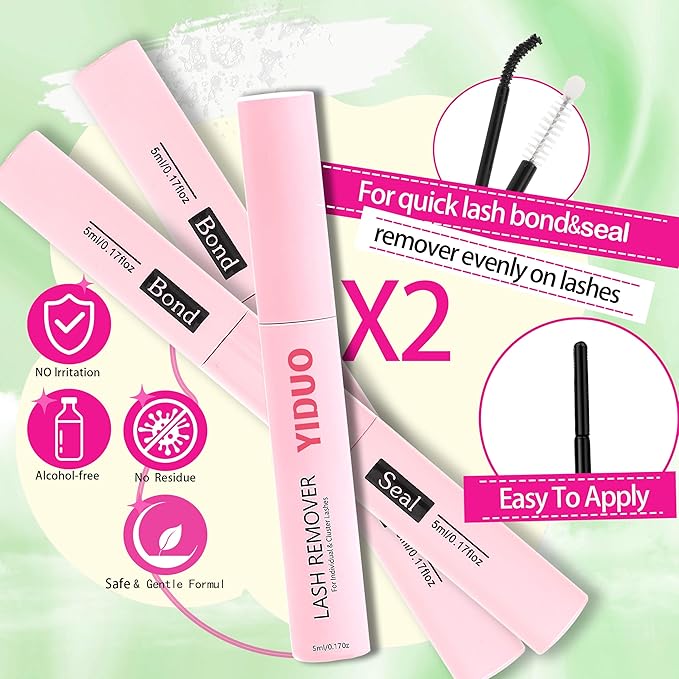 6 Box Mix Lashes Clusters Kit Gift Packs 1686Pcs with 2X Bond&Seal Volume Mega/Bottom Soft Extension False Eyelash D Curl Wispy Natural DIY Individual Fake Eyelashes for Beginners Bulk Pack