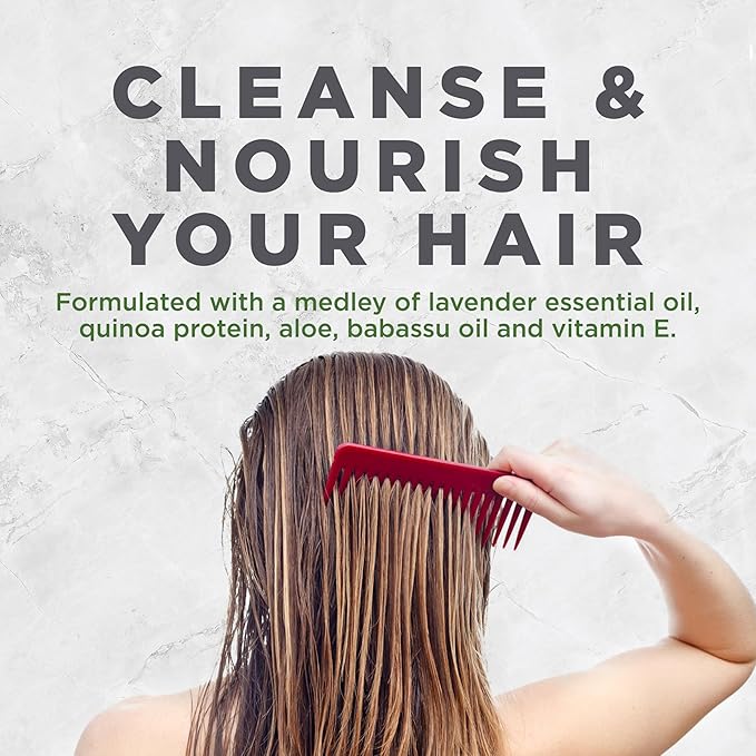 Avalon Organics Revitalizing Lavender Shampoo, For Smooth, Shiny, Touchably Soft Hair For Normal To Dry Hair, 11 Fluid Ounces