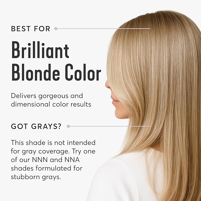 Madison Reed Radiant Hair Color Kit | 10NGV Light Golden Blonde (Amalfi Blonde) for 100% Gray Hair Coverage | Dimensional Salon-Quality Permanent Hair Dye | PPD-Free & Ammonia-Free | 1 Pack