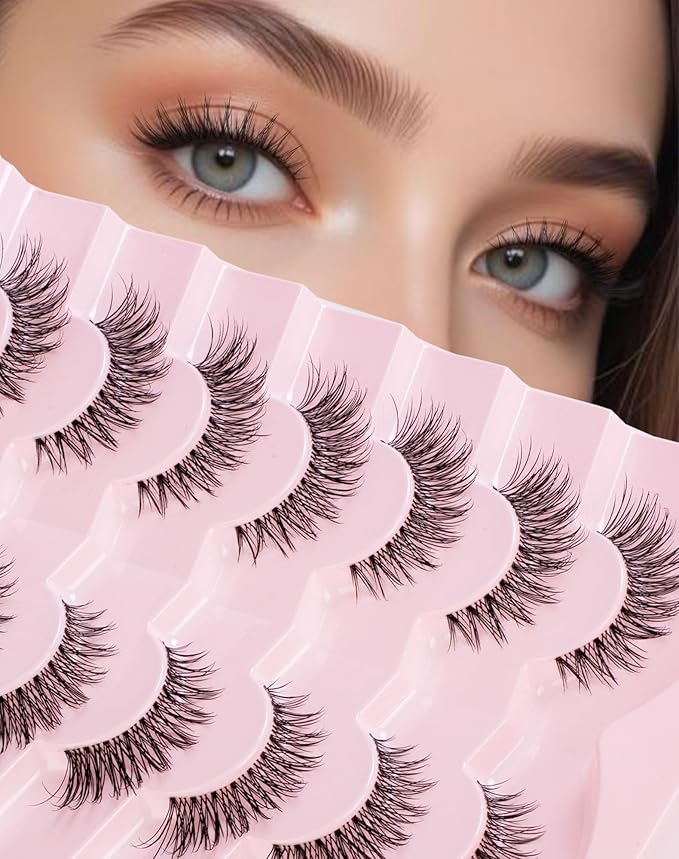 Fake Lashes Natural False Eyelashes Wispy Fake Eyelashes UT9