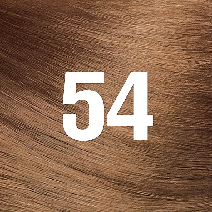 Revlon ColorSilk with Bond Repair Complex, Brown Permanent Hair Color, 100% Gray Coverage, Ammonia Free Hair Dye, Vegan Keratin, 54 Light Golden Brown (Pack of 3)