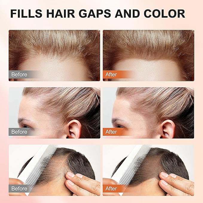 Root Touch Up Color Powder for Women and Men - Instant Coverage for Gray Hair, Thinning Hair, Bald Spots, Hairline Shadow, Eyebrows, and Beard Lines (Dark Gray)