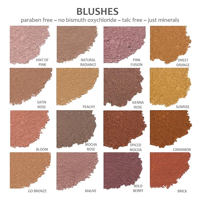 Demure Mineral Make Up Blush | Brick | Loose Powder - Natural, Professional, Cruelty Free