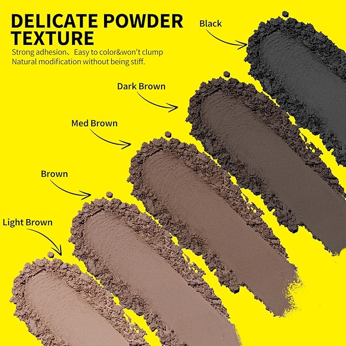 Sevich Hairline Powder 10g Large Capacity,Instantly Conceals Hair Loss,Root Touch up Powder,Hair Shadow Toppers for Women & Men Thinning Gray Hair,48H Makeup Lasting,1 Box = 2.5 Boxes,Black