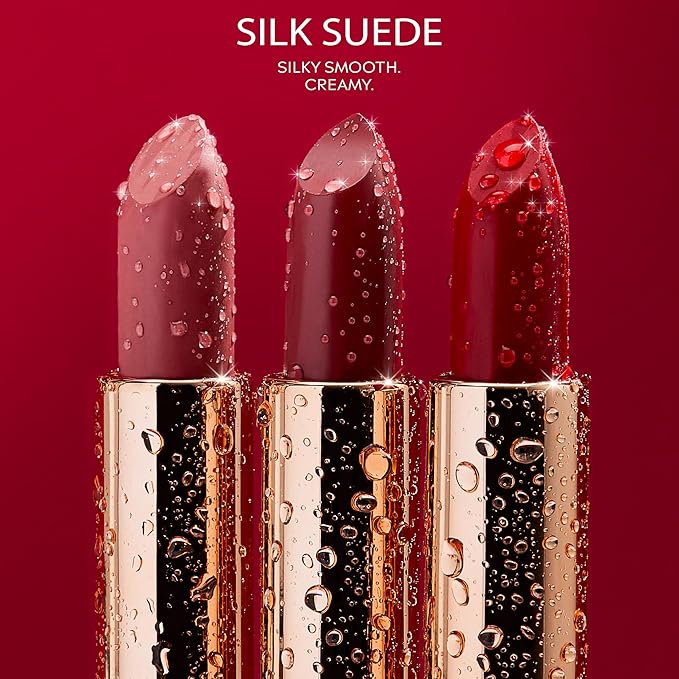 NATASHA MOOR Silk Suede Lipstick: Long-Lasting, Hydrating Semi-Matte Finish - Creamy, Cruelty-Free Formula - Silky Smooth and Highly Pigmented - Mirror for On-the-Go Glamour - SOUL MATE