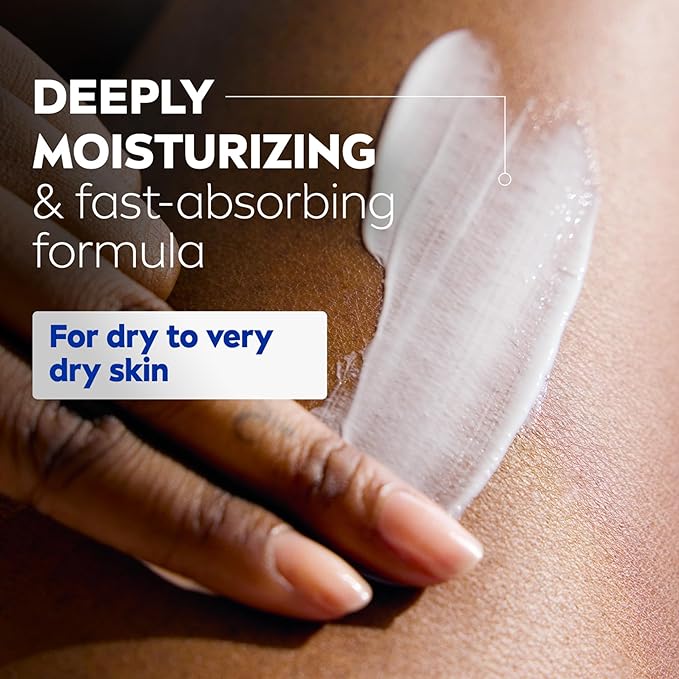 NIVEA Nourishing Hydration Skin Firming Body Lotion with Q10 and Vitamin C, 72-Hour Body Moisturizer for Dry to Very Dry Skin, Holiday Gifts for Self Care, 16.9 Fl Oz Pump Bottle