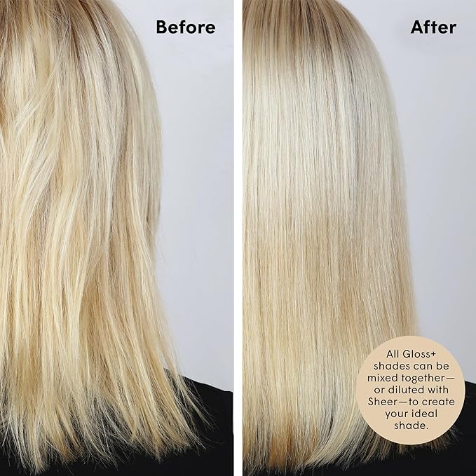 dpHUE Gloss+, Light Blonde - 6.5 oz (8-12 Applications) - Semi-Permanent Hair Color & Conditioner - Lasts Up to Eight Washes - Paraben, SLS & SLES Sulfate Free - Vegan, Leaping Bunny Certified