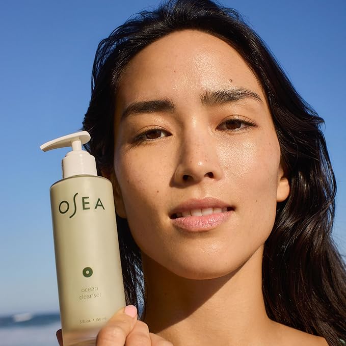 OSEA Ocean Cleanser 5 oz - Nourishing Facial Cleansing Gel - Mineral-Rich Face Wash - Gentle Face Cleanser - Clean Beauty Skincare - Vegan & Cruelty-Free Facial Wash