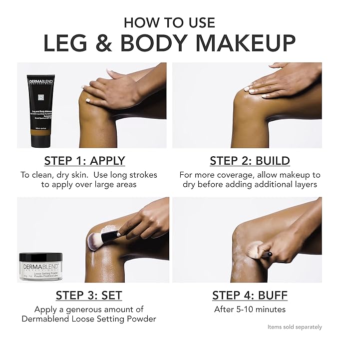 Dermablend Leg and Body Makeup Foundation with SPF 25, 70W Deep Golden,3.4 Fl Oz (Pack of 1)