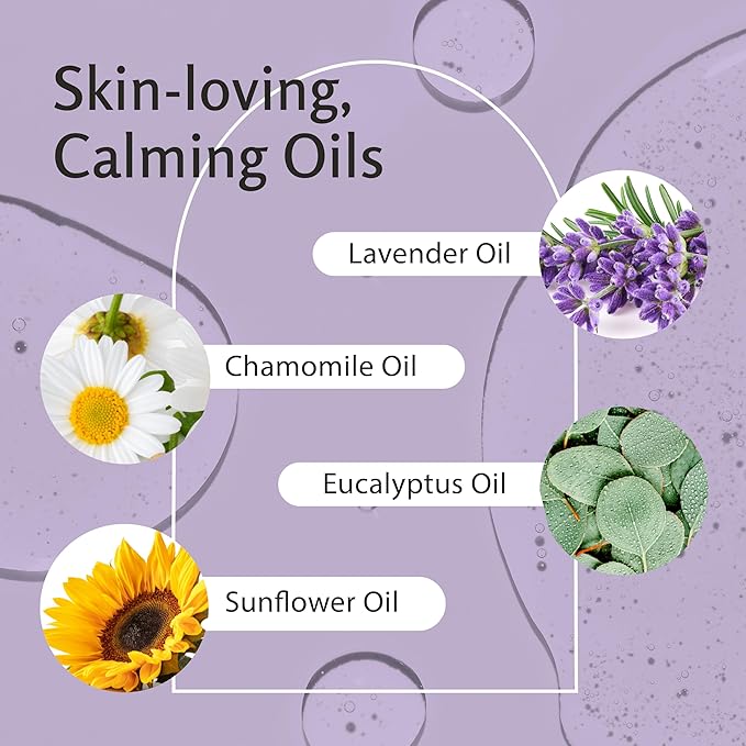 Lavender Massage Oil with Collagen and Stem Cells - Skin Firming Therapy Oil for Cellulite and Quick Absorption on Bum, Thighs, and Belly, 8 fl oz (Pack of 2) by M3 Naturals