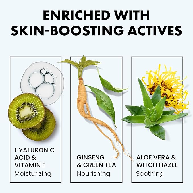 Eclat Skincare Hydrating Hyaluronic Acid Serum for Face – 2.5% Hyaluronic Acid + 3% B5, Green Tea & Jojoba Oil - Moisturizing & Plumping Formula for Radiant & Smoother Skin 1 Fl Oz