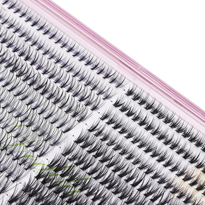 8-22mm to Choose 20D/40D/60D/80D/100D Individual False Eyelashes Makeup Cluster Eyelashes Thickness 0.07mm D Curl Natural long Black Soft 3D Eye Lashes Extensions (Kit-20D-40D lashes)