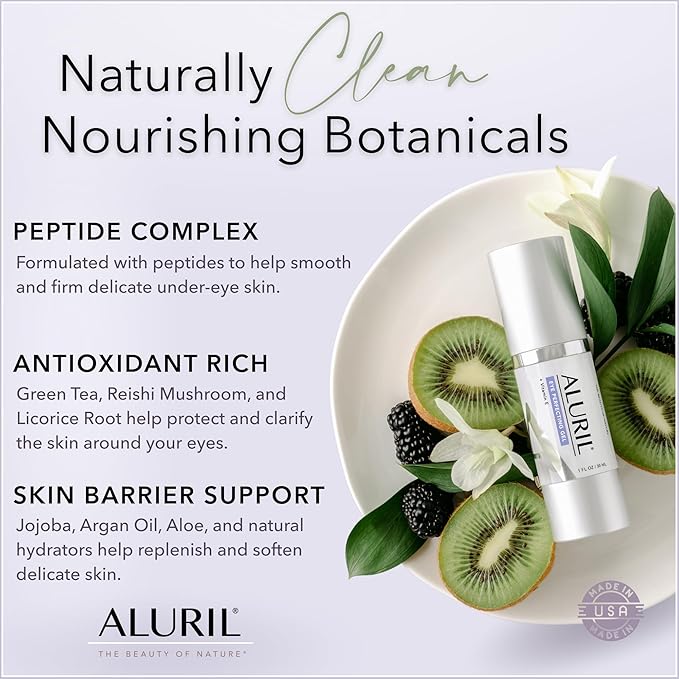 Eye Perfecting Gel – Hydrating & Nourishing Targets Dark Circles, Depuff & Revitalize Under Eye Area, Enhanced with Vitamin E to Refresh Skin Tone & Texture, Suitable for All Skin Types 1 fl oz