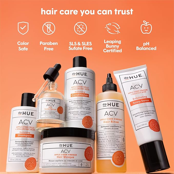 dpHUE ACV Daily Scalp Serum - 1.7 fl oz - Helps Soothe Dry Scalps & Activate Healthy Hair Growth - Formulated with Hyaluronic Acid