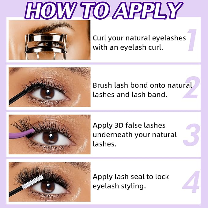 B&Qaugen Lash Clusters 3D Thick Eyelash Clusters 280pcs Cluster Eyelash Extensions 10-18mm 70D+90D Wispy Individual Lashes Volume Lash Clusters DIY Lash Extensions at Home (70D+90D-MIX10-18mm)