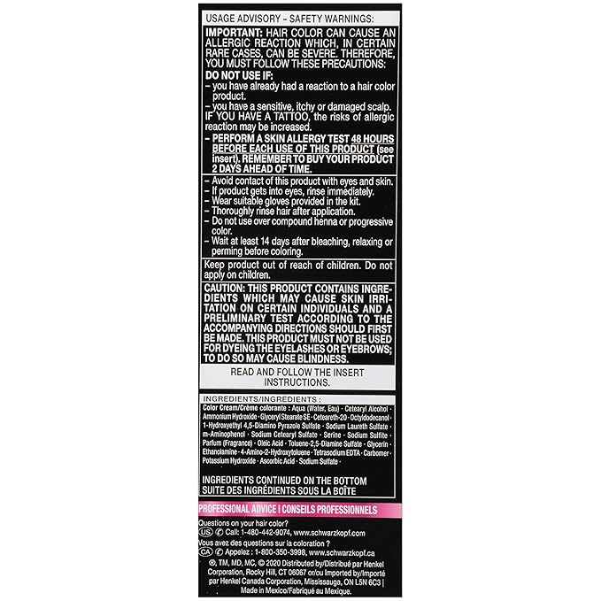 Schwarzkopf Color Ultime Hair Color, 5.22 Ruby Red, 1 Application - Permanent Red Hair Dye for Vivid Color Intensity and Fade-Resistant Shine up to 10 Weeks (Pack of 2)