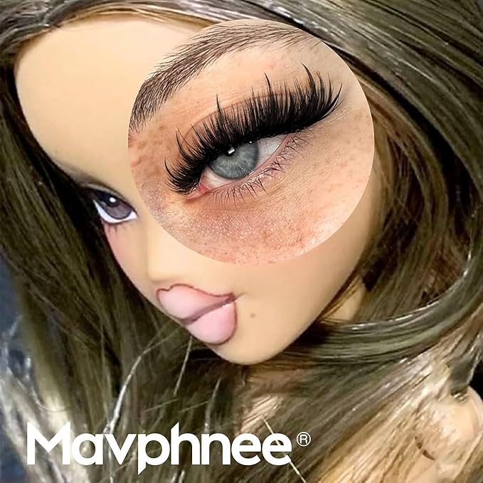 Volume Lash Clusters Fairy Cluster Eyelash Extensions Wider-Band Eyelash Clusters 2 Styles CC-Curly Individual Lash Spikes Wispy Mink Cluster Lashes Value Pack (160Pcs, 10-18mm)
