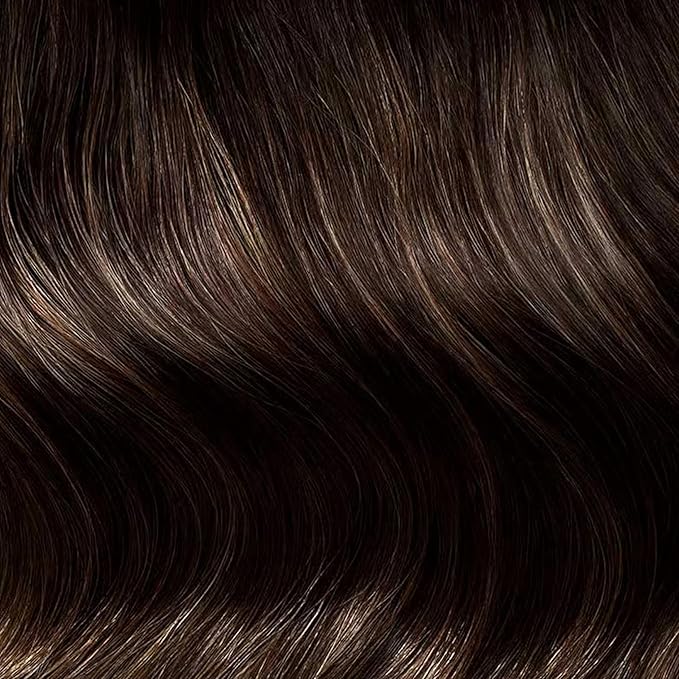 Luxy 100% Remy Human Hair - Seamless Clip-In Hair Extensions - Multi-Dimensional Color for Natural Blending, Adds Volume & Length 160 grams 16" Dimensional Rooted Honey Espresso