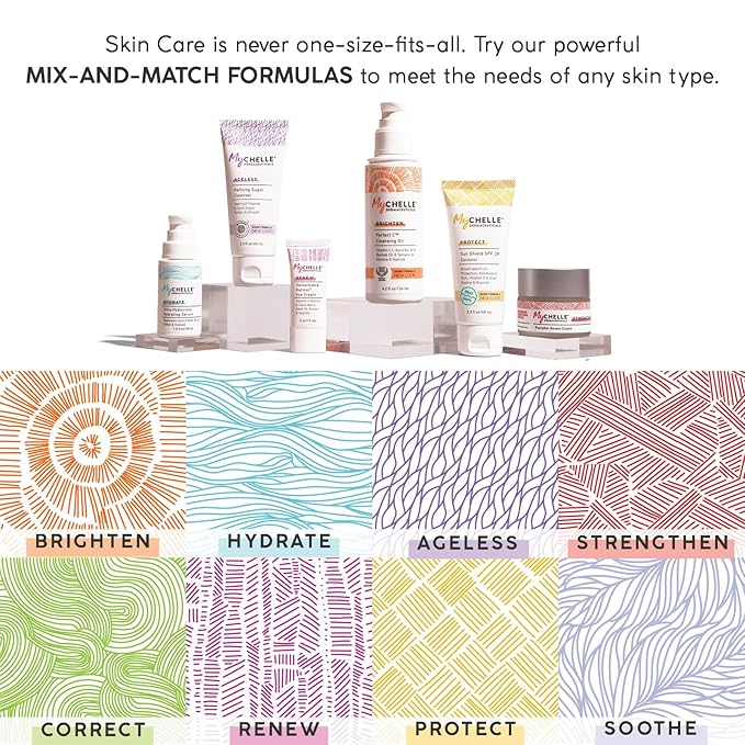 MyCHELLE Dermaceuticals Perfect C Eye Cream - Eye Cream for Dark Circles and Puffiness with Vitamin C & Plant Stem Cells to Reduce Visible Signs of Aging, Fine Lines and Wrinkles, 0.51 Fl Oz (Pack of 1)