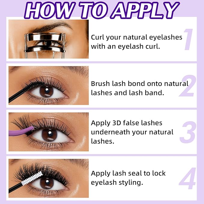 B&Qaugen Lash Clusters 3D Thick Eyelash Clusters 280pcs Cluster Eyelash Extensions 10-18mm 100D Wispy Individual Lashes Volume Lash Clusters DIY Lash Extensions at Home (100D-MIX10-18mm), Black