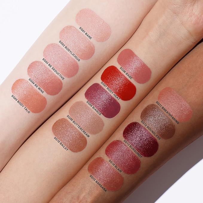 Oulac Color Rich Satin Lipstick - Greyish Brown Full Coverage Lip Color, Creamy Silky-Smooth, Moisturizing, Satin Matte Finish, Infused With Shea Butter, Vegan & Clean Beauty, 4g, SG12 Boundless