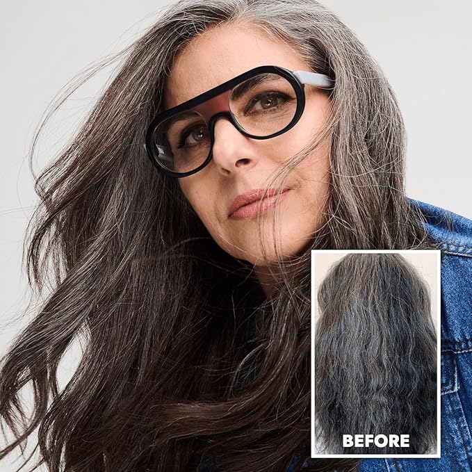 ion Brilliant Grey 6AV Medium Grey Pearl Demi Permanent Crème Hair Color, Fade Resistant & PPD Free 2.05 Oz