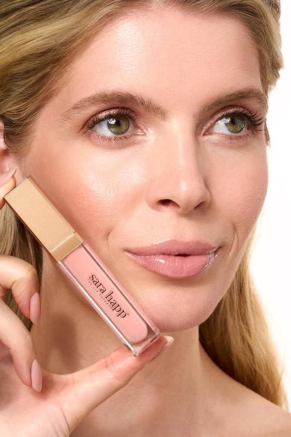 Sara Happ Ballet Slip Luxe Gloss - High-Impact Shine & Long-Lasting Wear, Nourish, Hydrate, and Heal Your Lips, 0.21 fl. oz.