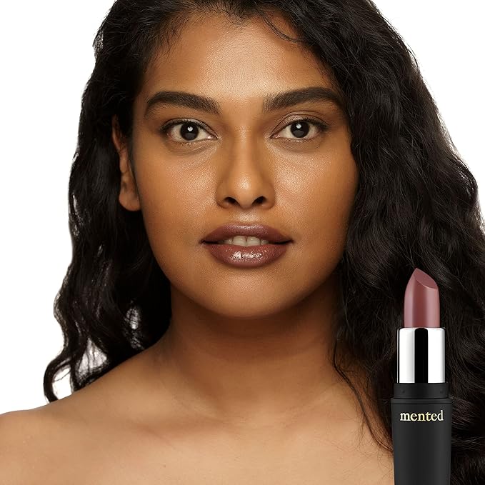Mented Cosmetics Nude Lipstick for Women, Semi-Matte Long-Lasting Lip Stick, Moisturizing Vegan, Paraben & Cruelty-Free, Enhances All Complexions, Perfect for Everyday Makeup, Mented No. 5