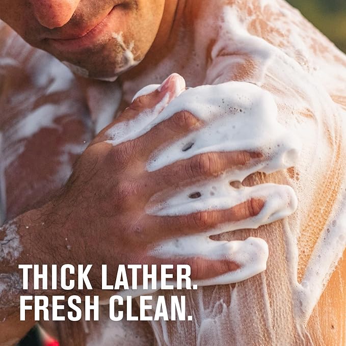 Every Man Jack Amber+Sandalwood Hydrating Mens Body Wash for All Skin Types-Cleanse, Nourish, and Hydrate Skin with Naturally Derived Ingredients-Paraben Free, Phthalate Free, Dye Free-24oz(Pack of 2)