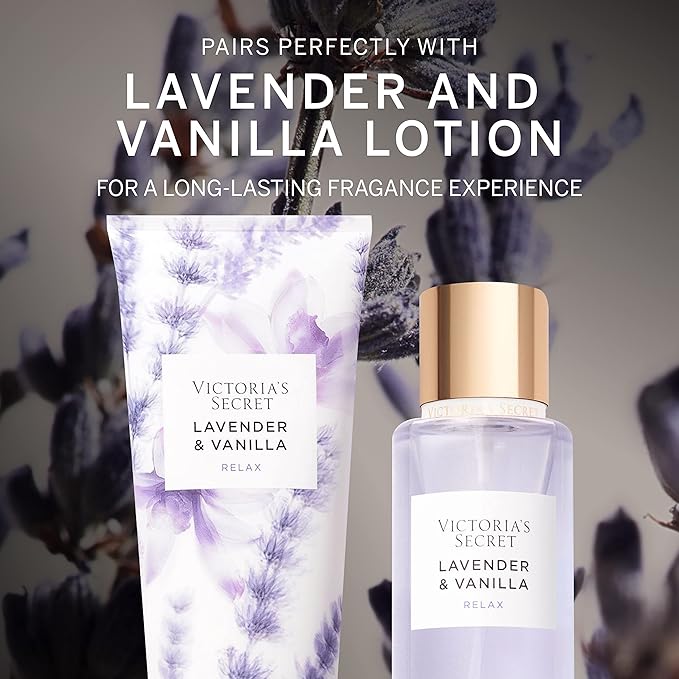 Victoria's Secret Body Fragrance Mist, Lavender & Vanilla - 8.4 fl oz