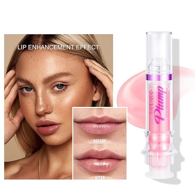 Plumping Lip Oil With Chili Extract - Fuller Lips Instantly! Ultra-Hydrating & Nourishing, Glossy Finish Lip Glow Oil, Lip Plumping Booster Plump, Smooth, and Define Your Lips Naturally (04)