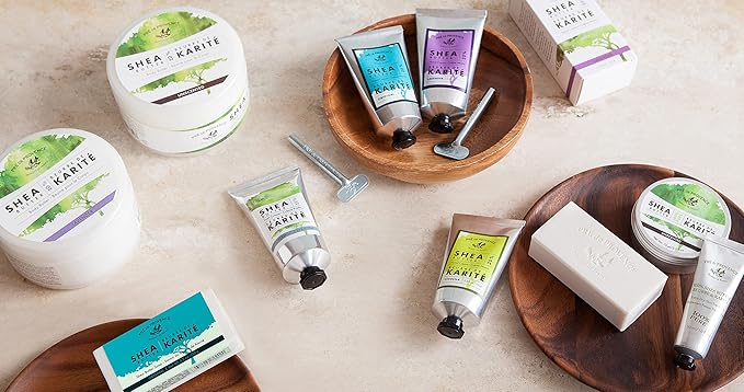 Pre de Provence Beurre De Karité Moisturizing Collection, Shea Butter Enriched Nourishing, Soap Bar, 150 Gram, Original