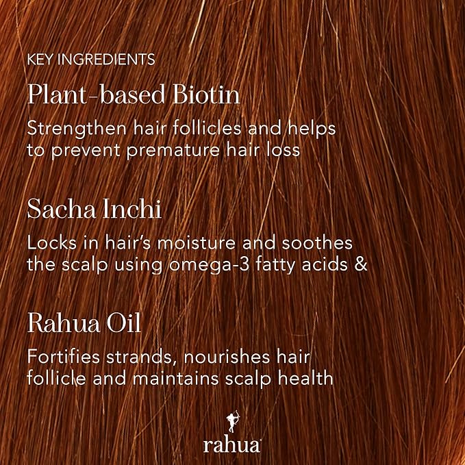 Rahua Enchanted Island Hair Conditioner, Vegan, Deep Conditioning for Medium to Thick Hair, Strengthening Formula with Biotin, Oil, Quinoa, Pomegranate, Coconut & Guava Scent, 9.3 Fl Oz