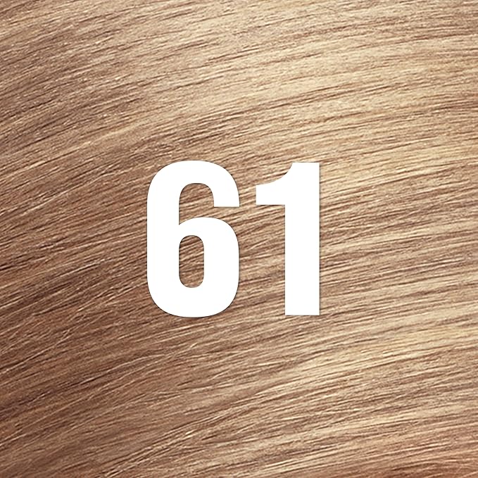 Revlon ColorSilk with Bond Repair Complex, Blonde Permanent Hair Color, 100% Gray Coverage, Ammonia Free Hair Dye, Vegan Keratin, 61 Dark Blonde (Pack of 3)