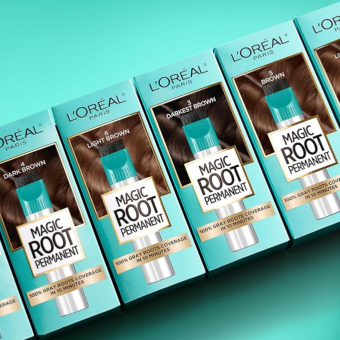 L’Oréal Paris Magic Root Permanent Hair Color, 10 Minute Hair Dye Kit to Rescue Roots with 100% Gray Hair Coverage, 9 Light Blonde, 2 Pack (Packaging May Vary)