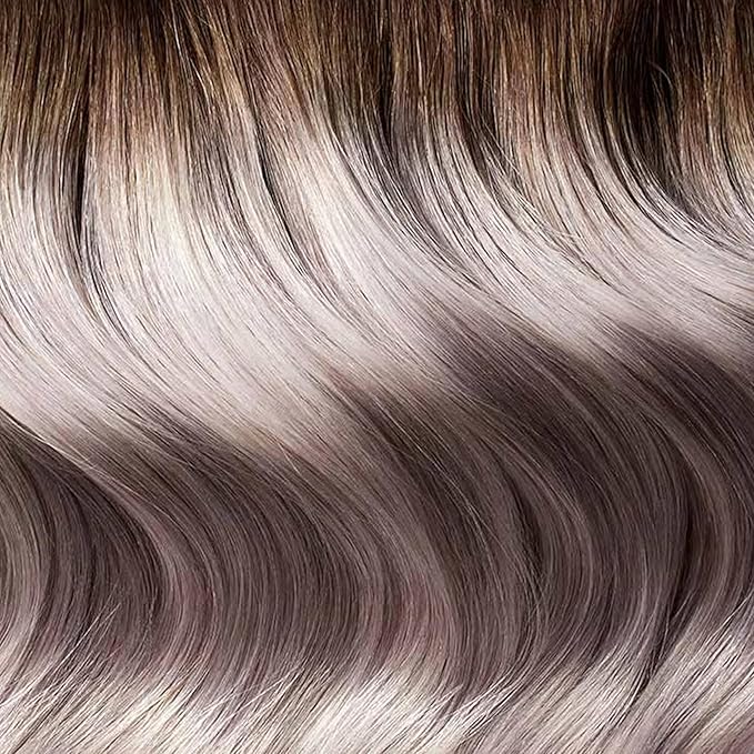 Luxy 100% Remy Human Hair, Classic 160g Clip-In Hair Extensions - 10 Wefts Multi-Dimensional Color for Natural Blending, Adds Volume & Length, Easy Apply & Remove 16" Dimensional Rooted Ash Blonde